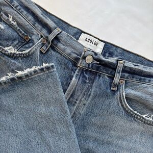 Agolde Light Wash High-Rise Women's Jeans